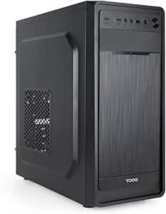 Tooq Prisma Ultra Boîte Semitorre ATX - Alimentation 500W - Ventilateur 120mm - Bahias 3x 5.25" / 3x 3.5" / 2x 2.5" - 2xUSB - US