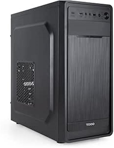 Tooq Prisma Ultra Boîte Semitorre ATX - Alimentation 500W - Ventilateur 120mm - Bahias 3x 5.25" / 3x 3.5" / 2x 2.5" - 2xUSB - US
