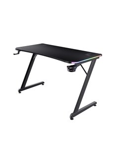 Trust Mesa Gaming GXT 709 - Luz RGB - Portavasos et Gancho Pour Écouteurs
