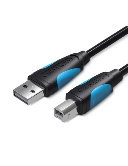 Vention Câble de Imprimante - Longueur 10m - USB-À - USB-B - Transfert Jusqu'à 480Mbps - PVC - Recubrimiento de Aluminium - Coul
