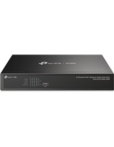 TP-Link Vigi NVR1008H-8MP Grabadora Pour Videovigilancia - Gestion Jusqu'à 8 Canales - HDMI - VGA - Ethernet - USB 2.0 - SATA - 