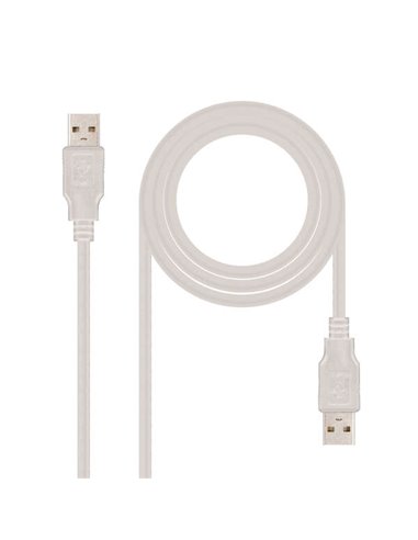 Nanocable Câble USB-À 2.0 Mâle à USB-À Mâle 1m