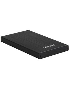 Tooq Carcasa Externa HDD/SDD 2.5" Jusqu'à 9,5mm SATA USB 3.0 - Couleur Noir