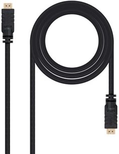 Nanocable Câble HDMI v1.4 Avec Repetidor Mâle à HDMI v1.4 Mâle 20m - Haute vitesse - Couleur Noir