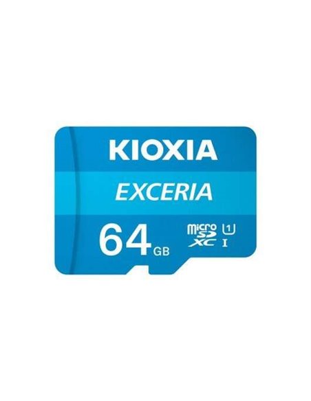 Kioxia Exceria Carte Micro SDXC 64GB UHS-I Clase 10 Avec Adaptateur