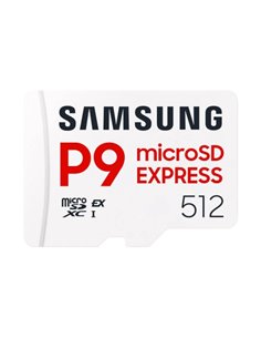Samsung P9 Carte Micro SDXC Express 512GB UHS-I V30 A1 800MBs