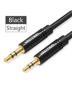 Vention Câble Estereo Jack 3.5 Mâle à Jack 2.5 Mâle - 0.5m - Couleur Noir