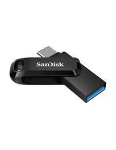 Sandisk Ultra Dual Drive Go Memoria USB-C et USB-À 32GB - Jusqu'à 150MB/s de Lectura - Couleur Noir (Pendrive)
