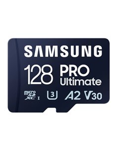 Samsung PRO Ultimate Carte Micro SDXC 128GB UHS-I U3 A2 V30 Avec Adaptateur SD