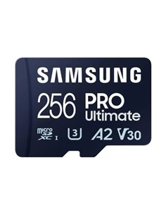 Samsung PRO Ultimate Carte Micro SDXC 256GB UHS-I U3 A2 V30 Avec Adaptateur SD