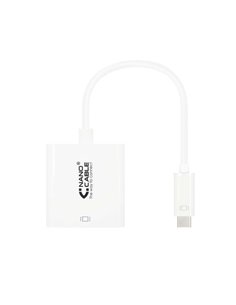 Nanocable Conversor USB-C À HDMI 4K - 15 CM - Couleur Blanc