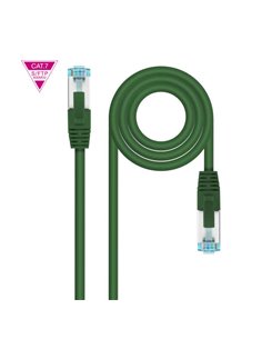 Nanocable Câble Réseau Cat.7 LSZH SFTP PIMF AWG26 25cm - Couleur Vert