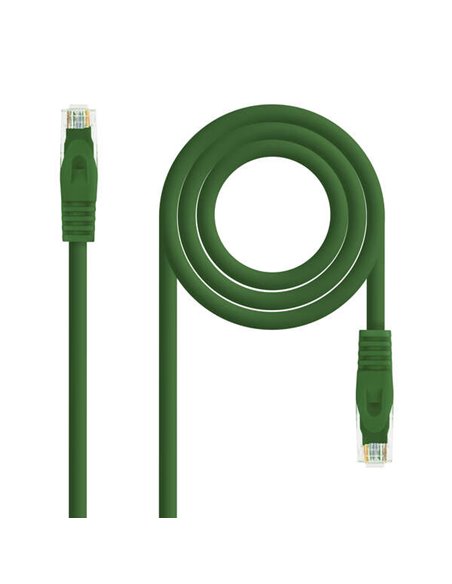 Nanocable Câble Réseau Latiguillo LSZH Cat.6A UTP AWG24 25cm - Couleur Vert