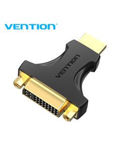 Vention Adaptateur HDMI à DVI - Chapado en oro - Direccion dual - Résolution 1080P@60Hz - Carcasa de PVC - Couleur Noir