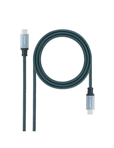 Nanocable Câble USB 3.1 Gen2 5A USB-C/M-USB-C/M 0.5m - Couleur Noir