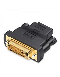 Vention Adaptateur DVI Mâle à HDMI Femelle - Couleur Noir