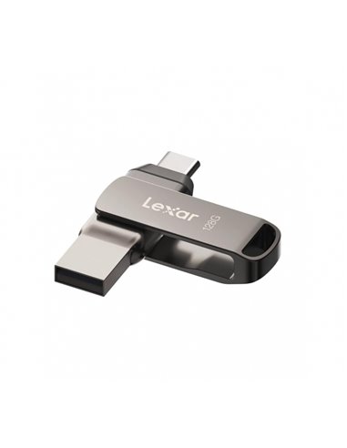 Lexar D400 JumpDrive Dual Drive Memoria USB 3.1 Type-C 128GB - Transferencias Rapidas Jusqu'à 130MB/s - Compatible Avec USB Type