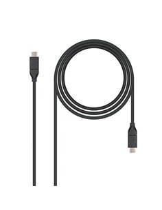 Nanocable Câble USB-C 3.1 Gen 2 10Gbps Mâle à USB-C Mâle 1m