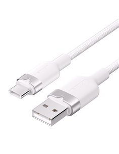 Vention Câble USB-C 2.0 à USB-À 3A 60W - 1m - Tressé - Couleur Blanc