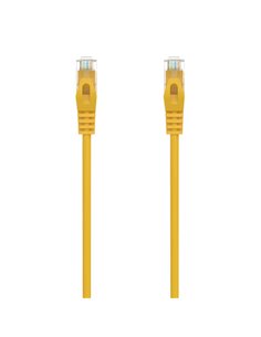 Aisens Câble de Réseau Latiguillo RJ45 LSZH Cat.6A 500 MHZ UTP AWG24 - 1m - Sans de Halogenos - 10 Gigabit/s - Couleur Jaune