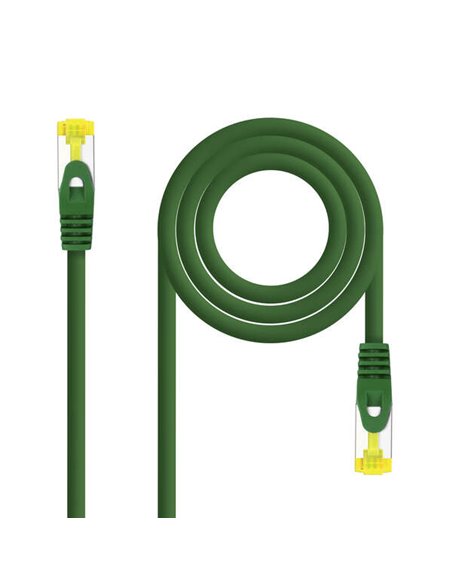 Nanocable Câble de Réseau Latiguillo RJ45 LSZH Cat.6a SFTP AWG26 1m - Couleur Vert