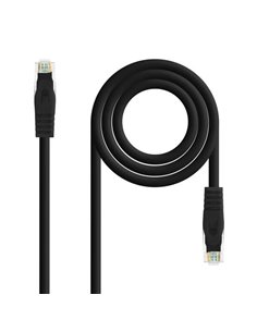Nanocable Câble Réseau Latiguillo LSZH Cat.6A UTP AWG24 30cm - Couleur Noir