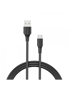 Vention Câble USB-À Mâle à USB-C Mâle - 1.5m - 3A - 60W - 480Mbps - Couleur Noir