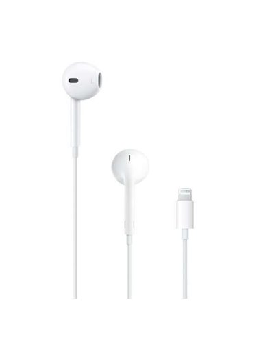 Apple EarPods Écouteurs Binaurales Lightning - Microfono Intégré - Control de Volume - Couleur Blanc