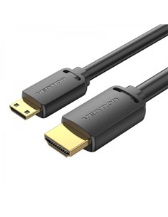 Vention Câble HDMI Mâle à Mini HDMI Mâle 2.0 4K - 1.5m - Couleur Noir