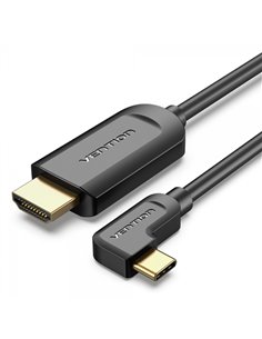 Vention Câble USB-C Mâle à HDMI 2.0 Mâle Angulo Recto - 1.5m - Couleur Noir