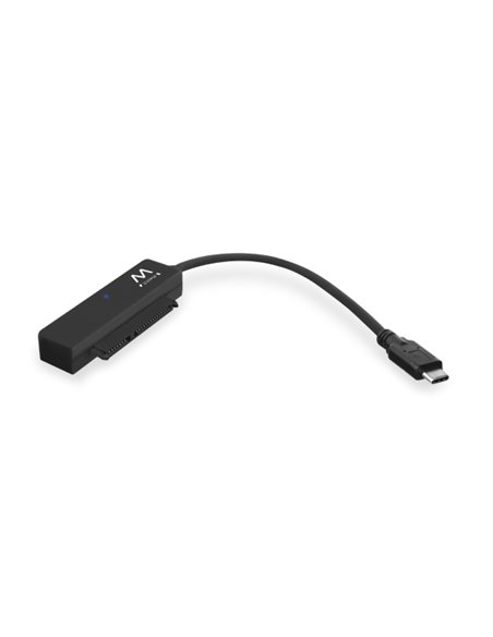 Ewent Câble Adaptateur SATA à USB-C - USB-C 3.2 Gen1 - SSD/HDD de 2.5" - ABS de Haute résistance - Indicateur LED - Couleur Noir