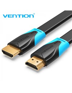 Vention Câble Plano HDMI Mâle à HDMI Mâle 2.0 4K - 0.75m - Couleur Noir