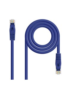 Nanocable Câble de Réseau Latiguillo RJ45 LSZH Cat.6a UTP AWG24 2m - Couleur Bleu