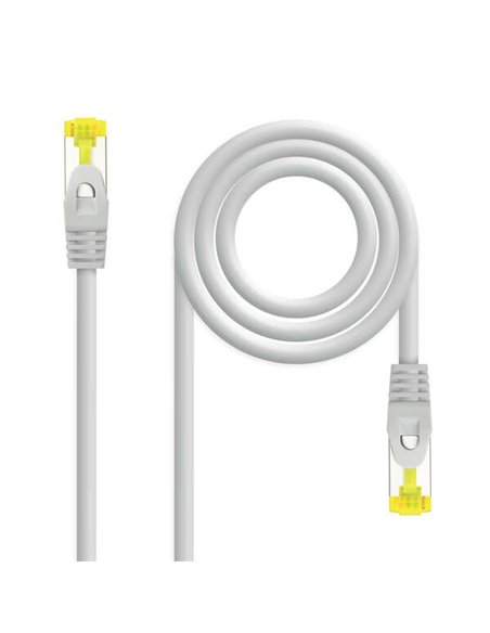 Nanocable Câble de Réseau Latiguillo RJ45 LSZH Cat.6a SFTP AWG26 2m - Couleur Gris