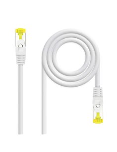 Nanocable Câble de Réseau Latiguillo RJ45 LSZH Cat.6a SFTP AWG26 2m - Couleur Blanc