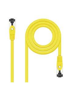 Nanocable Câble Réseau Latiguillo Cat.8.1 2Ghz LSZH SSTP AWG26 - Longueur 2m - Couleur Jaune