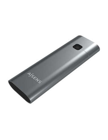 Aisens Boîte Externa M.2 (NGFF) NVMe à USB3.2 GEN2 - Couleur Gris