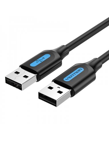 Vention Câble USB 2.0 Mâle à USB Mâle - 3m - Couleur Noir
