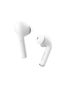 Trust Nika Écouteurs Bluetooth 5.0 - TWS - Controles Tactiles - Autonomie jusqu'à 16h - Étui de Charge - Couleur Blanc