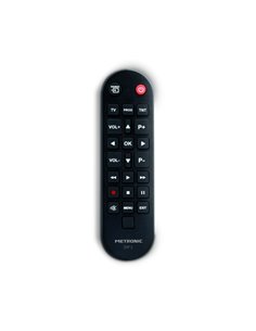 Metronic Mando à Distancia Universal ZAP 2 Pour TV + TDT - Couleur Noir