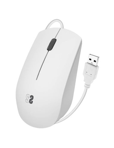 Subblim Souris óptico Business - Todoterreno - Silent Click - Ergonomique - Libertad Avec Câble - Sencillez et minimalismo - Cou