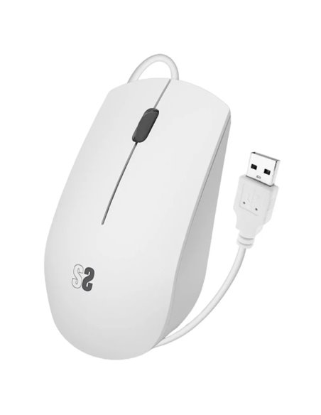 Subblim Souris óptico Business - Todoterreno - Silent Click - Ergonomique - Libertad Avec Câble - Sencillez et minimalismo - Cou