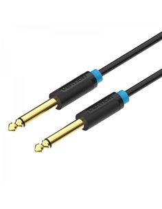 Vention Câble Estereo Jack 6.5 Mâle à Jack 6.5 Mâle - 3m - Couleur Noir