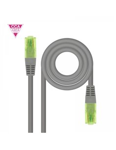 Nanocable Câble Réseau Latiguillo Cat.6 UTP AWG26 CCA - Longueur 7m - Couleur Gris