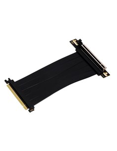 Abysm Câble de Extension Riser PCIe 4.0 x16 Flexible - Blindaje EMI - Longueur 17cm - Couleur Noir
