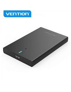 Vention Boîte Externa Pour Disco Duro de 2.5" USB 3.0 à Micro USB Sans Tornillos - Couleur Noir