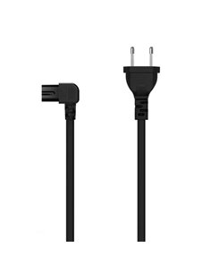 Aisens Câble Alimentation Coudé Forma 8 - CEE7/16/M-C7/H - 3.0M - Couleur Noir