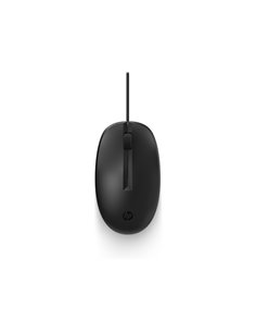 HP 125 Souris USB - Sensor Optico 1200 DPI - Design Ambidiestro Ergonomique - 3 Botones Avec Rueda de Desplazamiento - Couleur N