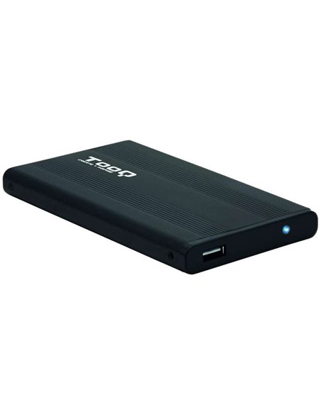Tooq Carcasa Externa HDD/SDD 2.5" Jusqu'à 9,5mm SATA USB 2.0 - Couleur Noir