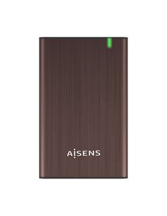 Aisens Boîte Externa 2.5″ Pour Discos Duros 9.5mm SATA I, II et III à USB 3.0/USB 3.1 GEN1 - Couleur Marron